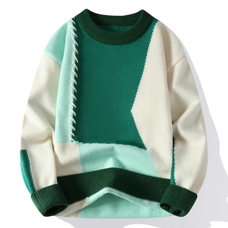 Bequemer Strickpullover Grau