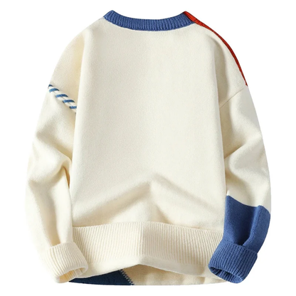 Bequemer Strickpullover Grau