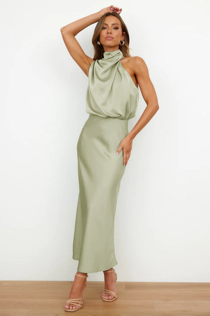 Damenkleid Neckholder A-Linie