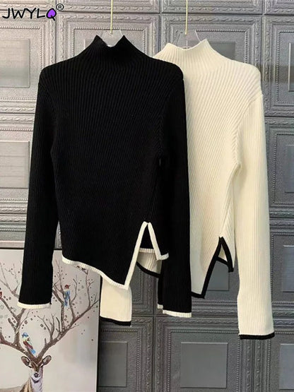 Damen Rollkragenpullover Klassisch