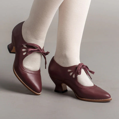 Damen Schnürpumps mit Absatz