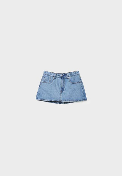 Damen Mini Jeansrock Kurz