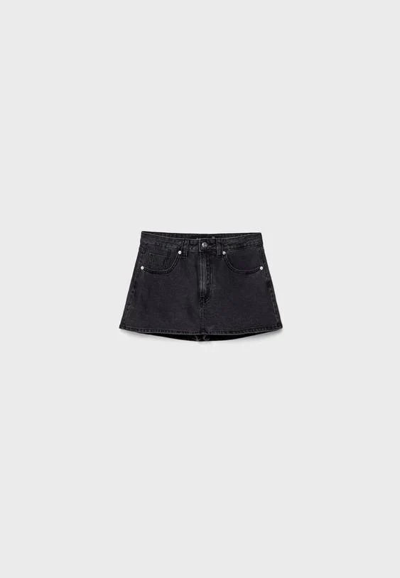 Damen Mini Jeansrock Kurz
