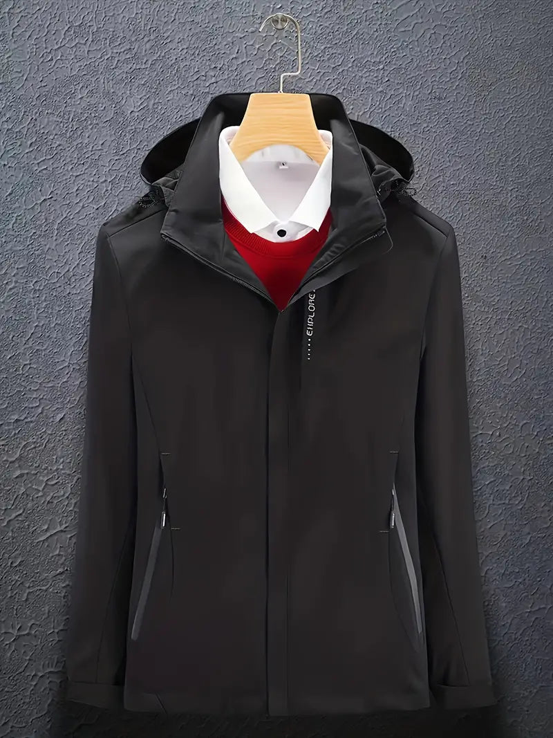 Damen Winterjacke Winddicht Mit Kapuze - Norvielle