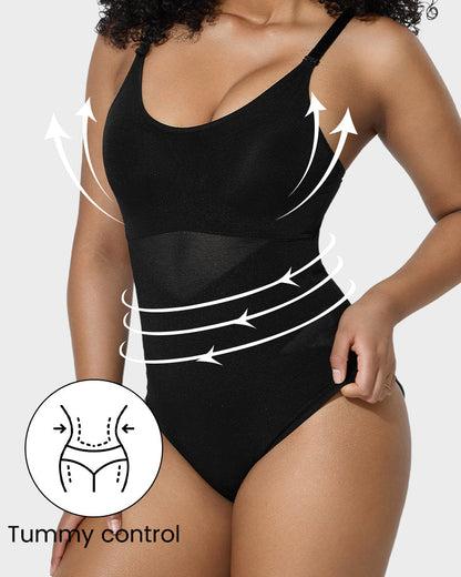 Damen Mesh Body Oberkörperformend