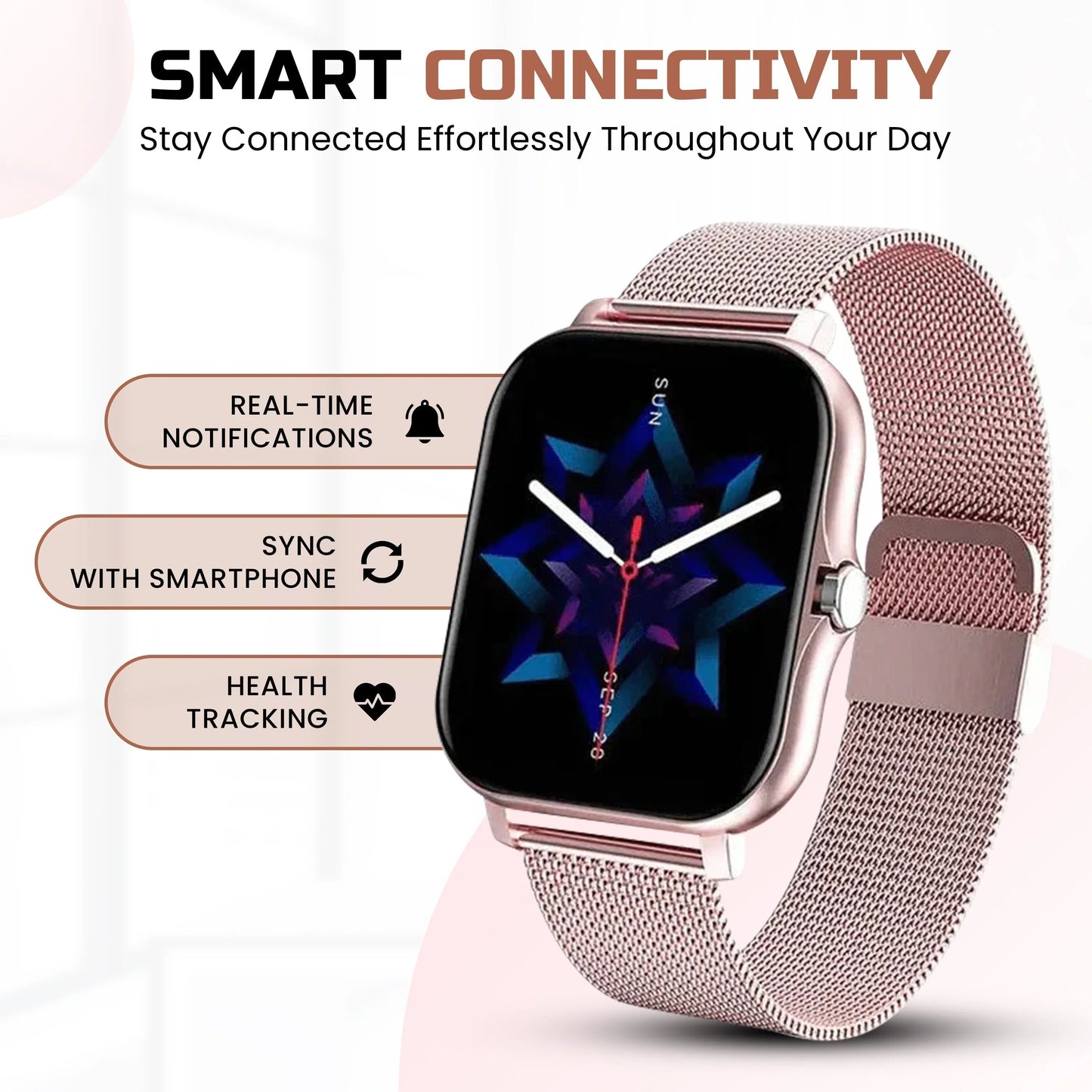 Damen Smartwatch Gesundheitsüberwachung Schlank