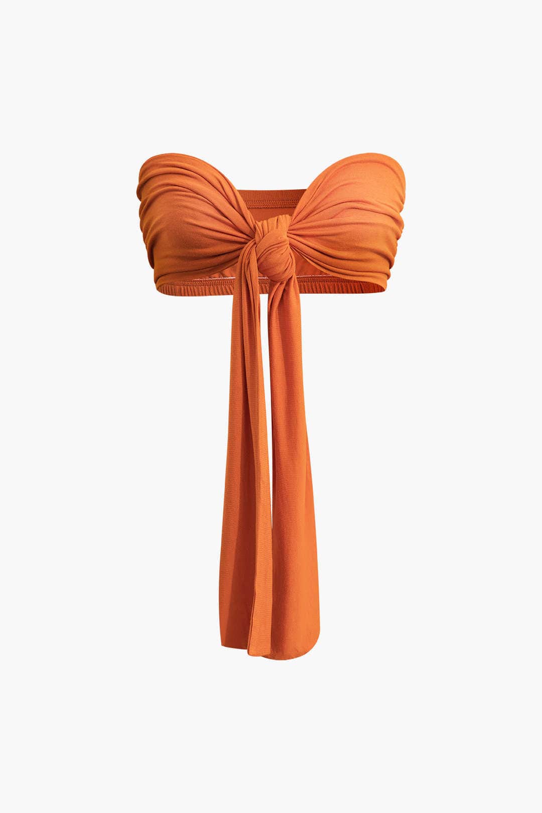 Damen Zweiteiler-Set mit Schleifen-Bandeau und Weitbein-Hose