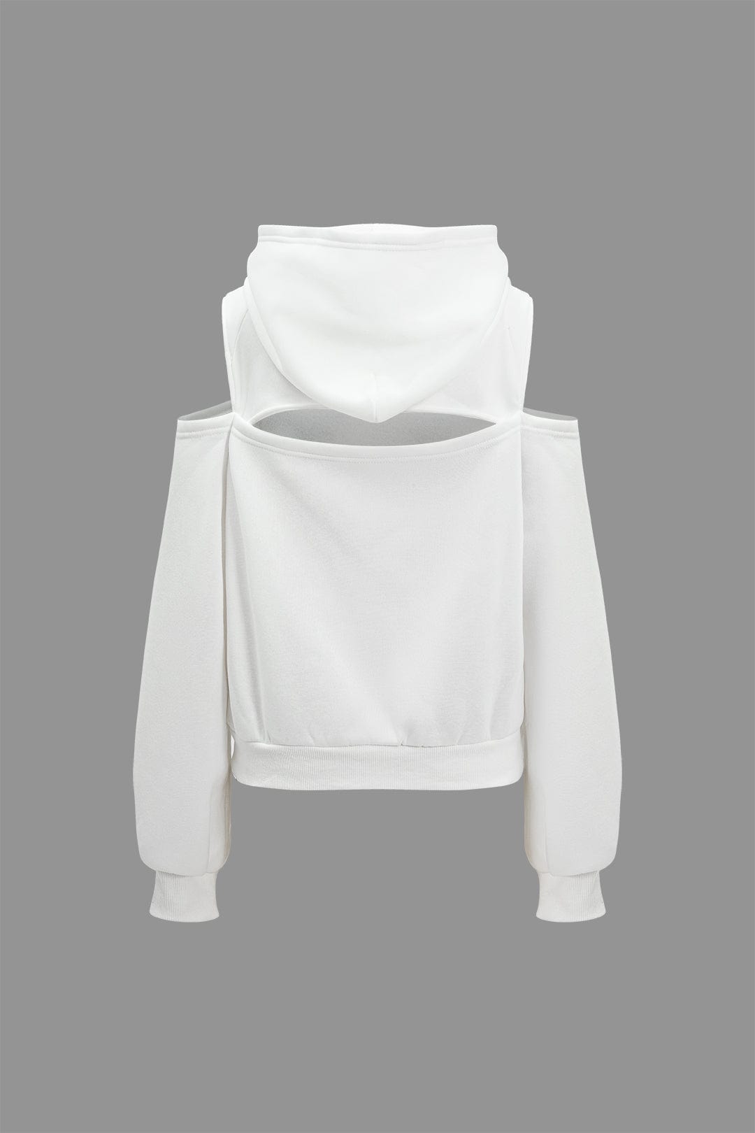 Damen Hoodie-Set Sportlich Cut-Outs