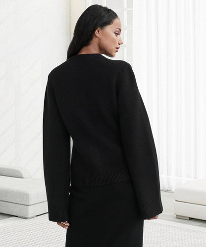 Damen Knopf-Cardigan Ultraweich Norvielle