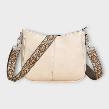 Damen Schultertasche Boho Stil Leder