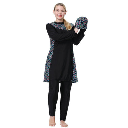 Norvielle Damen Burkini Badeanzug Große Größen