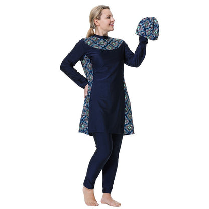Norvielle Damen Burkini Badeanzug Große Größen