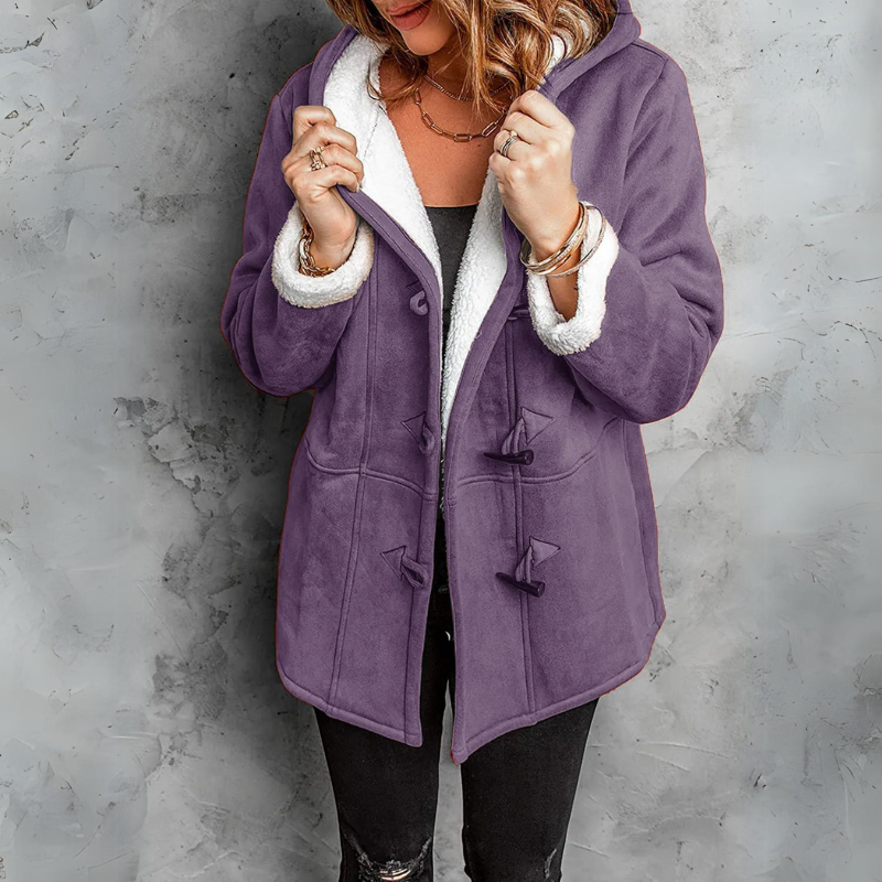 Norvielle Damen Weiche Kapuzenjacke