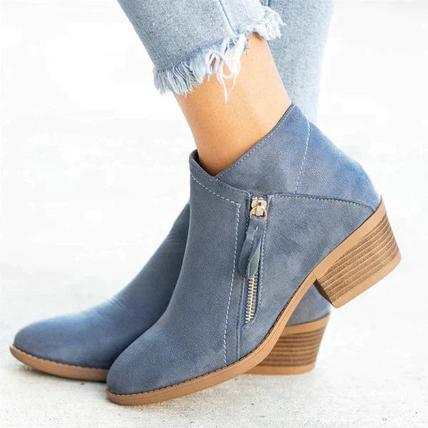 Damen Orthopädische Stiefel Leder