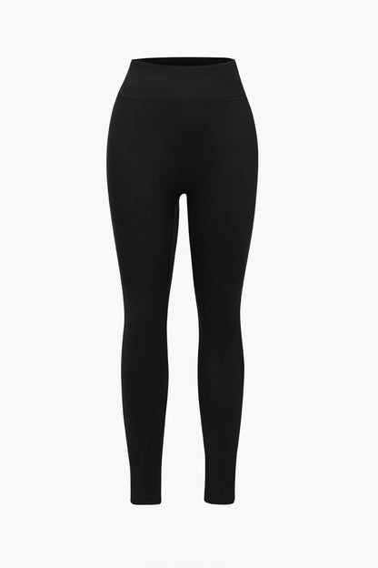 Damen Sportliches Zweiteiler-Set Cropped-Jacke Leggings