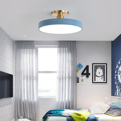 Moderne LED-Deckenleuchte Gold Finish
