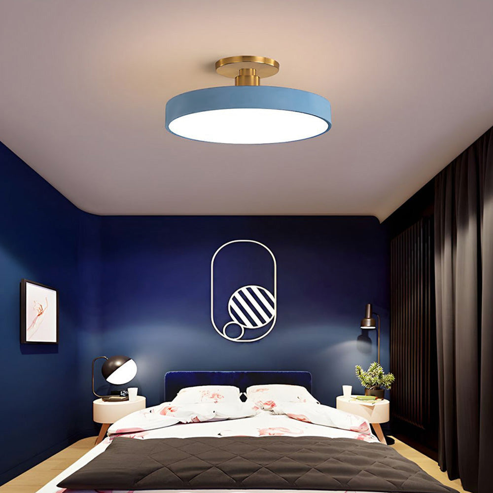 Moderne LED-Deckenleuchte Gold Finish