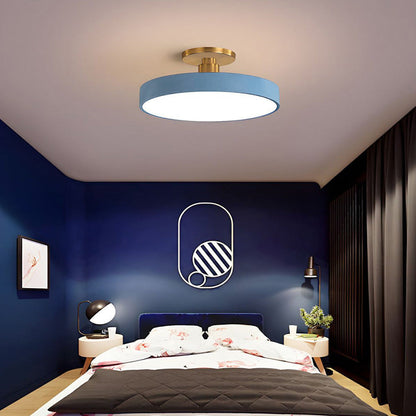 Moderne LED-Deckenleuchte Gold Finish