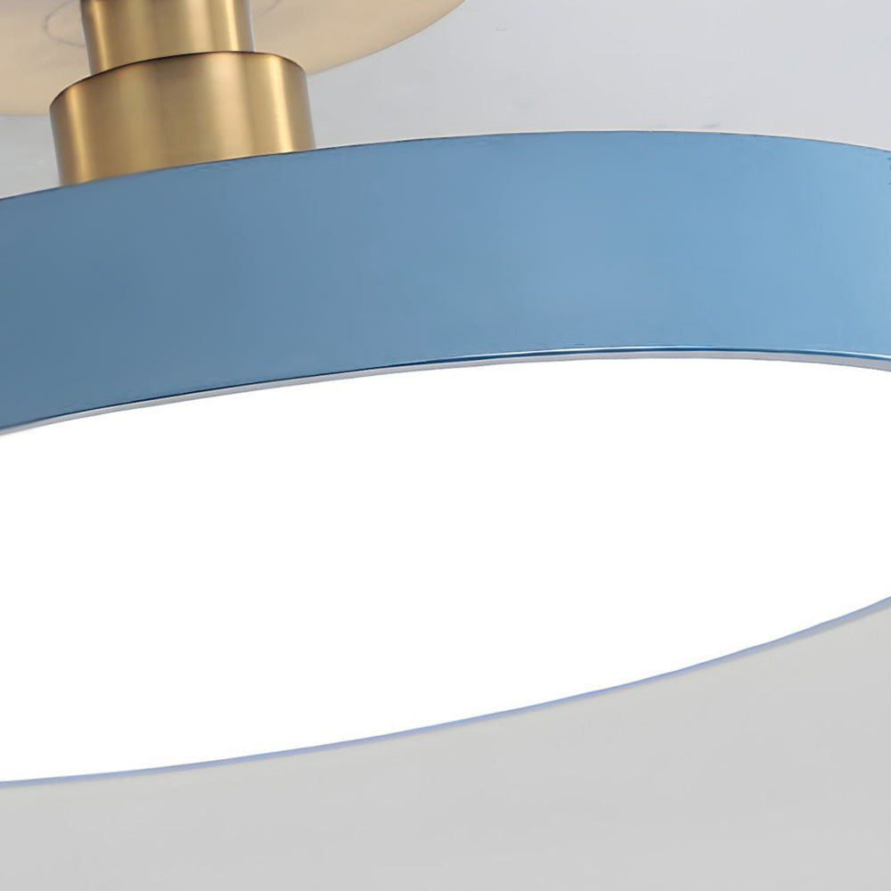 Moderne LED-Deckenleuchte Gold Finish