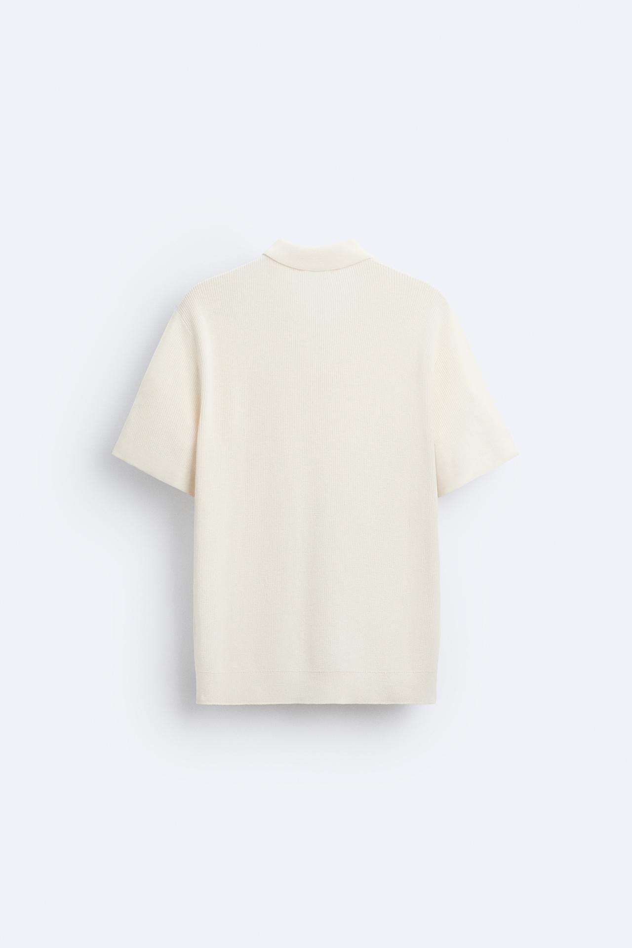 Elegantes Herren Strickpolo Reißverschluss