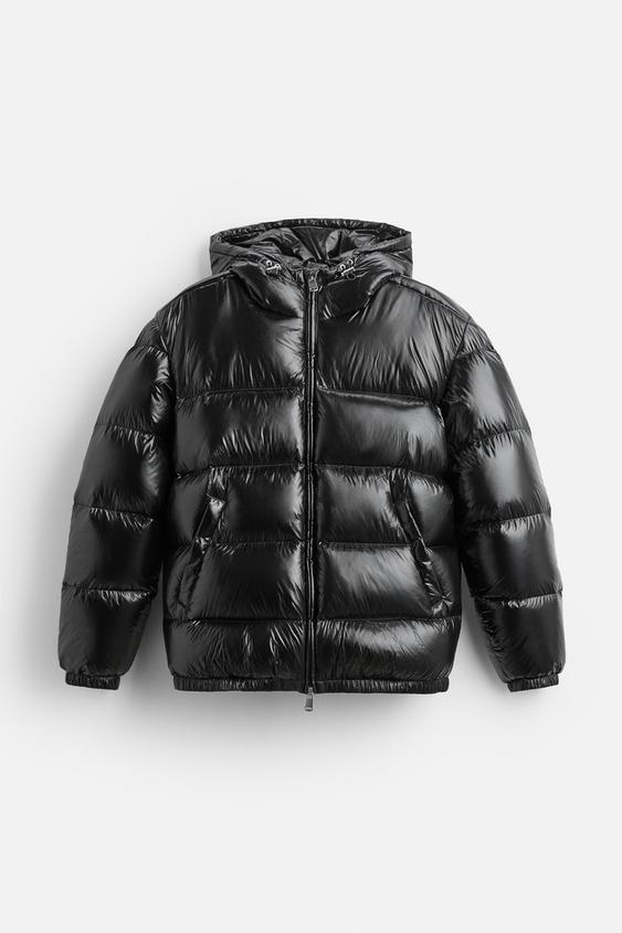 Herren Daunenjacke Kapuze Leicht Warm Schwarz - Norvielle