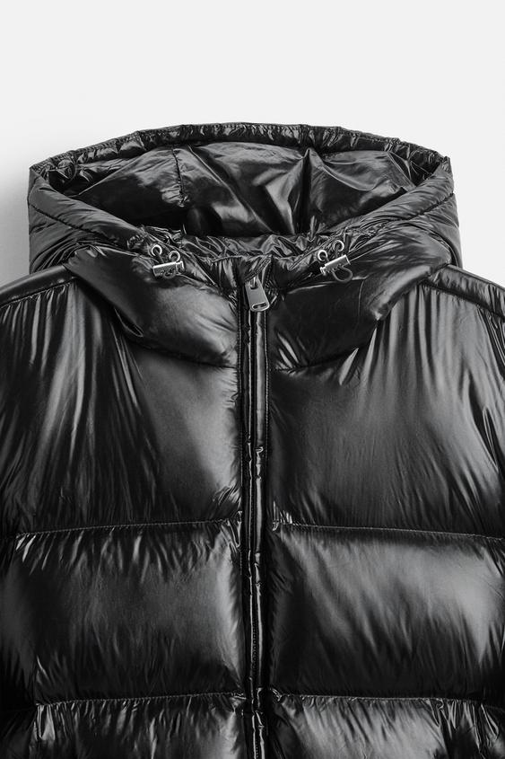 Herren Daunenjacke Kapuze Leicht Warm