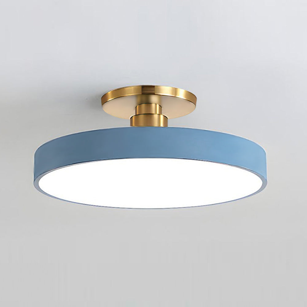 Moderne LED-Deckenleuchte Gold Finish