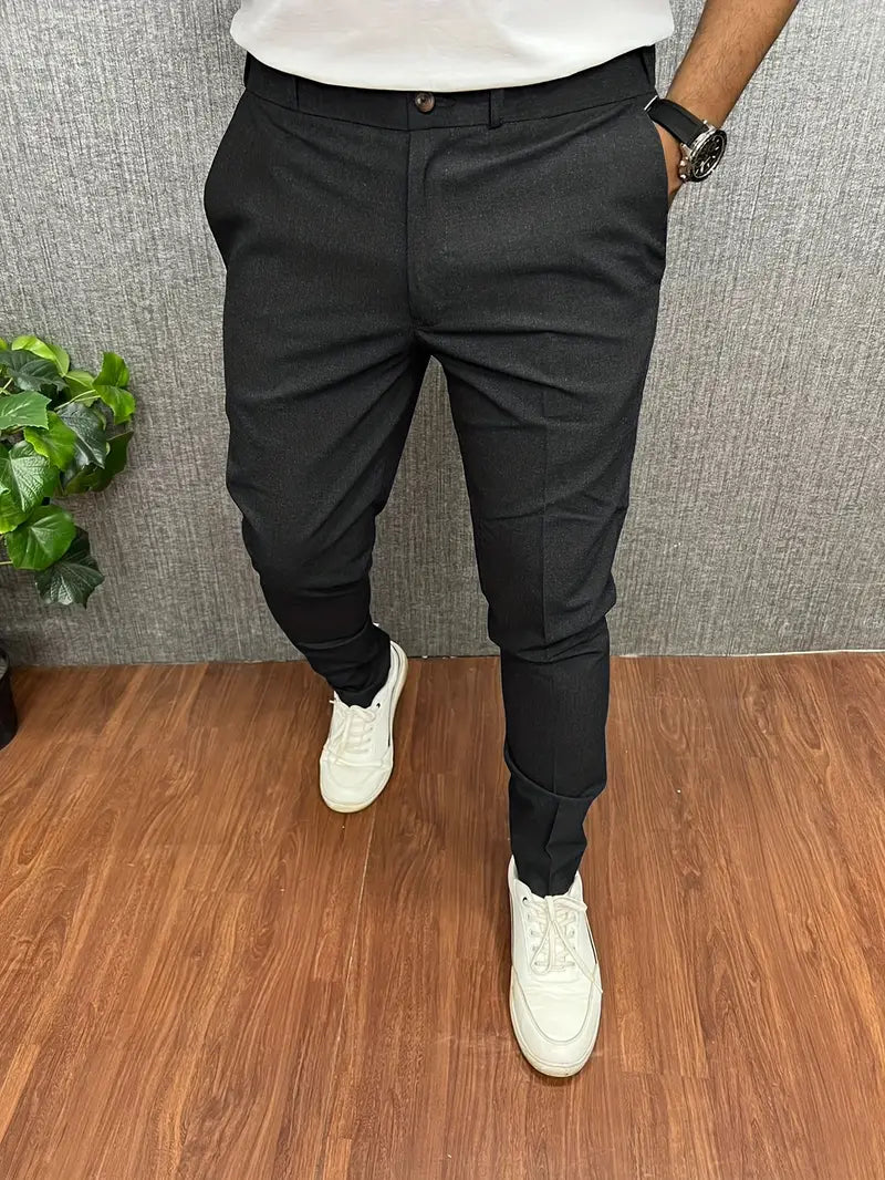 Herren Halbformelle Hose