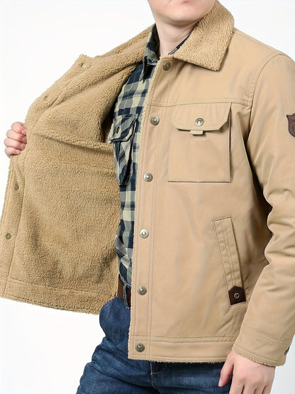 Herren Winterjacke Warm Wasserabweisend Mit Futter -> Herren