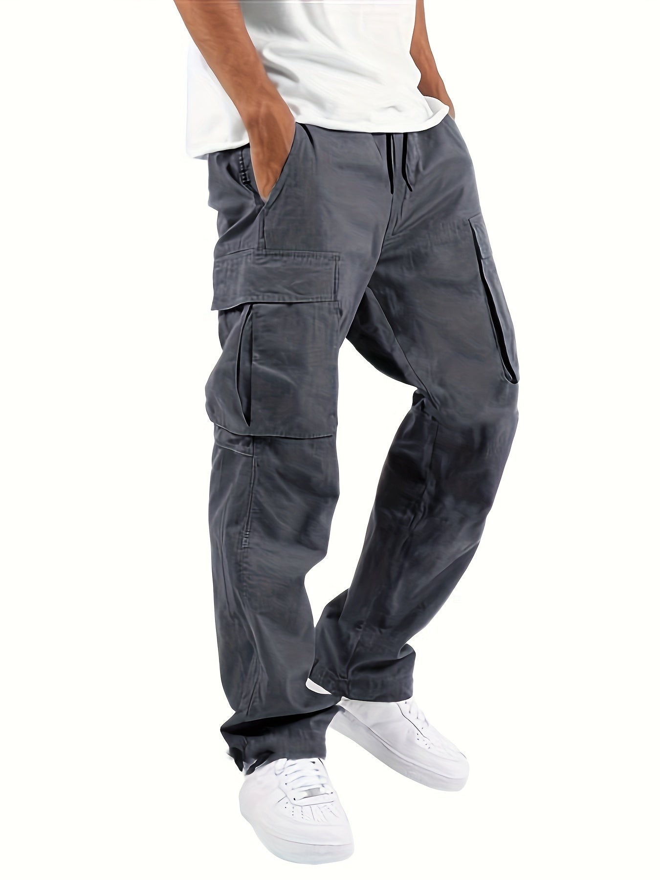 Herren Baggy Cargohose Lang