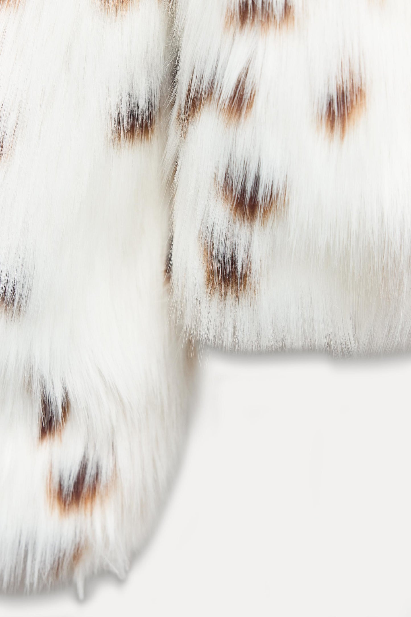 Damen Kunstfelljacke Leopardenmuster Elegant