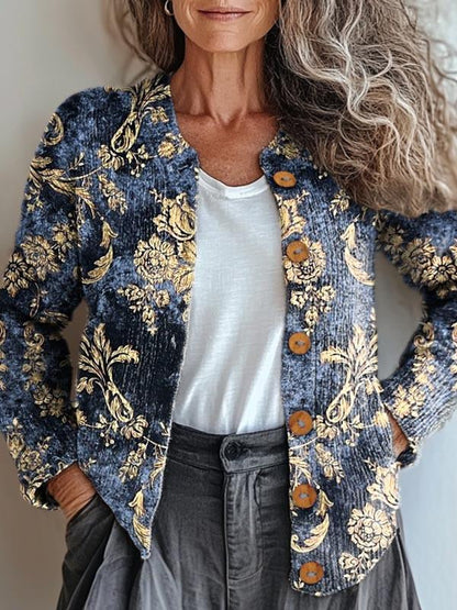 Norvielle Damen Musterjacke - Norvielle