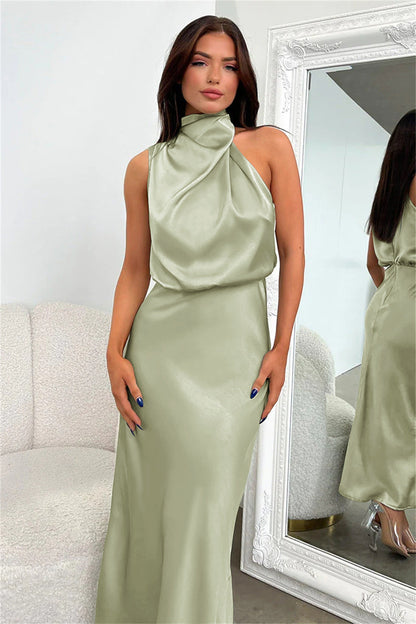 Damenkleid Neckholder A-Linie