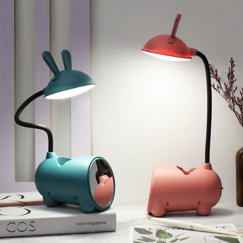 Kreative LED Touch-Lampe Mit Stifthalter USB-Ladefunktion