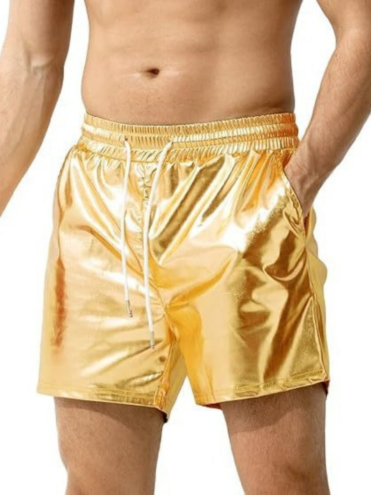 Norvielle Damen Shorts Glänzend