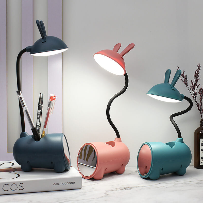 Kreative LED Touch-Lampe Mit Stifthalter USB-Ladefunktion