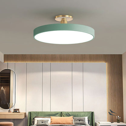 Moderne LED-Deckenleuchte Gold Finish