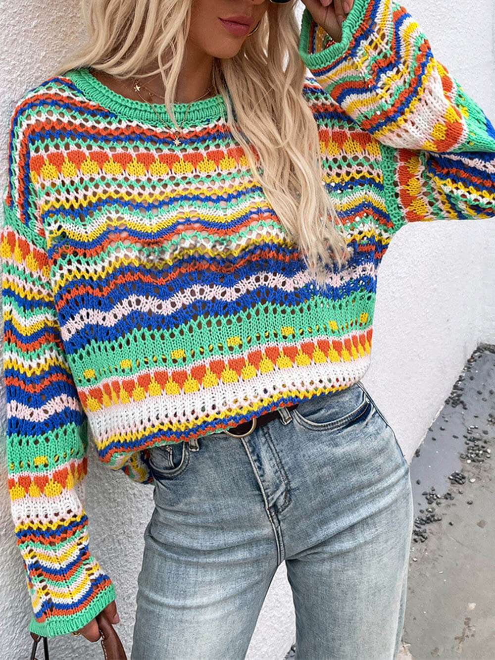 Wochenend-Pullover Langarm