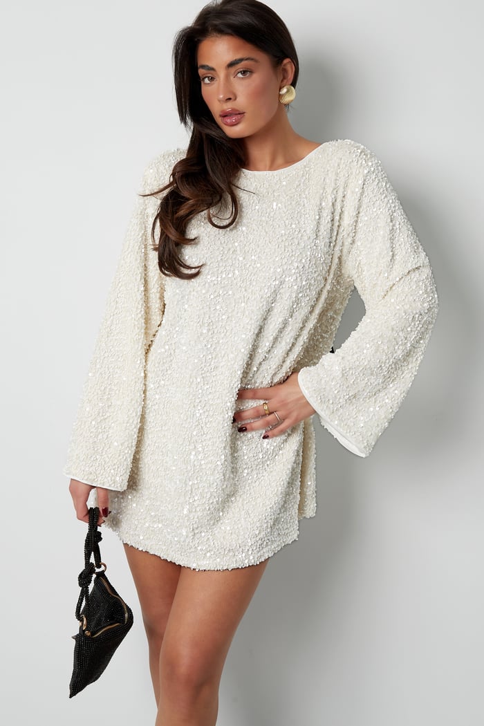 Damen Hochzeitsgast Kleid Langarm Mini mit Schleife
