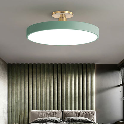 Moderne LED-Deckenleuchte Gold Finish