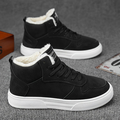 Herren High-Cut Winterschuhe Schnürung Warmfutter