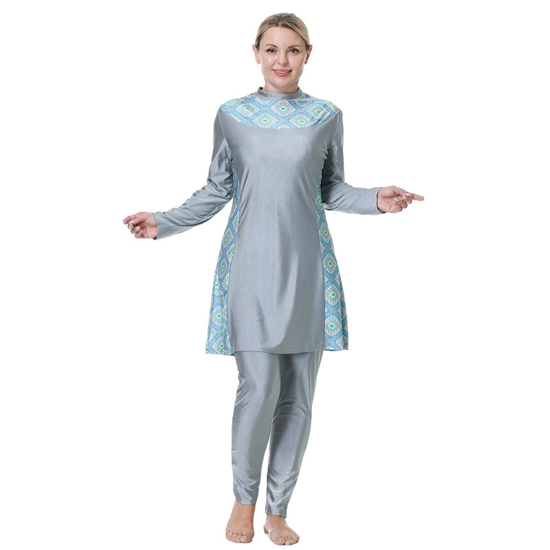 Norvielle Damen Burkini Badeanzug Große Größen