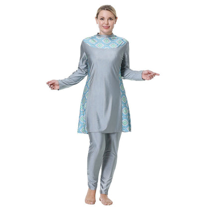 Norvielle Damen Burkini Badeanzug Große Größen