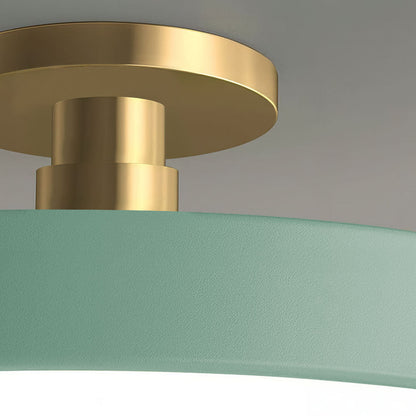 Moderne LED-Deckenleuchte Gold Finish