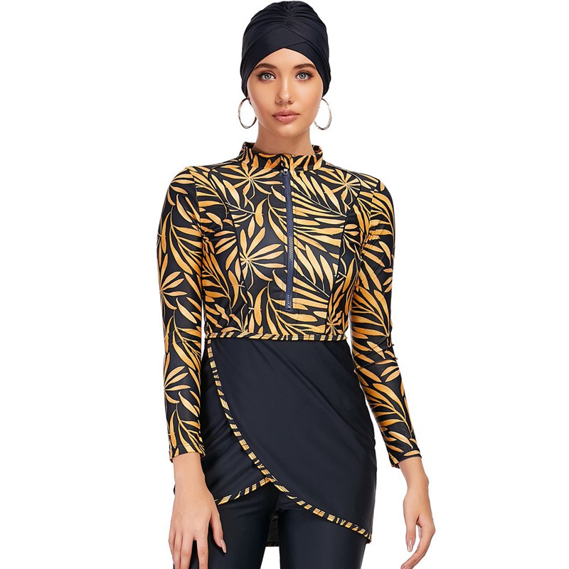 Burkini Badeanzug 3-teiliges Set Halal Bademode Damen