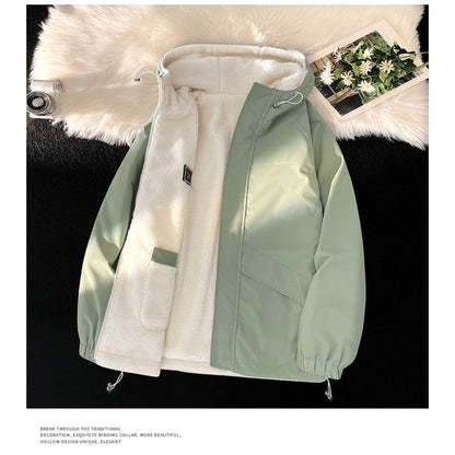 Gabriel Herren Kapuzenjacke Fleece Wendbar