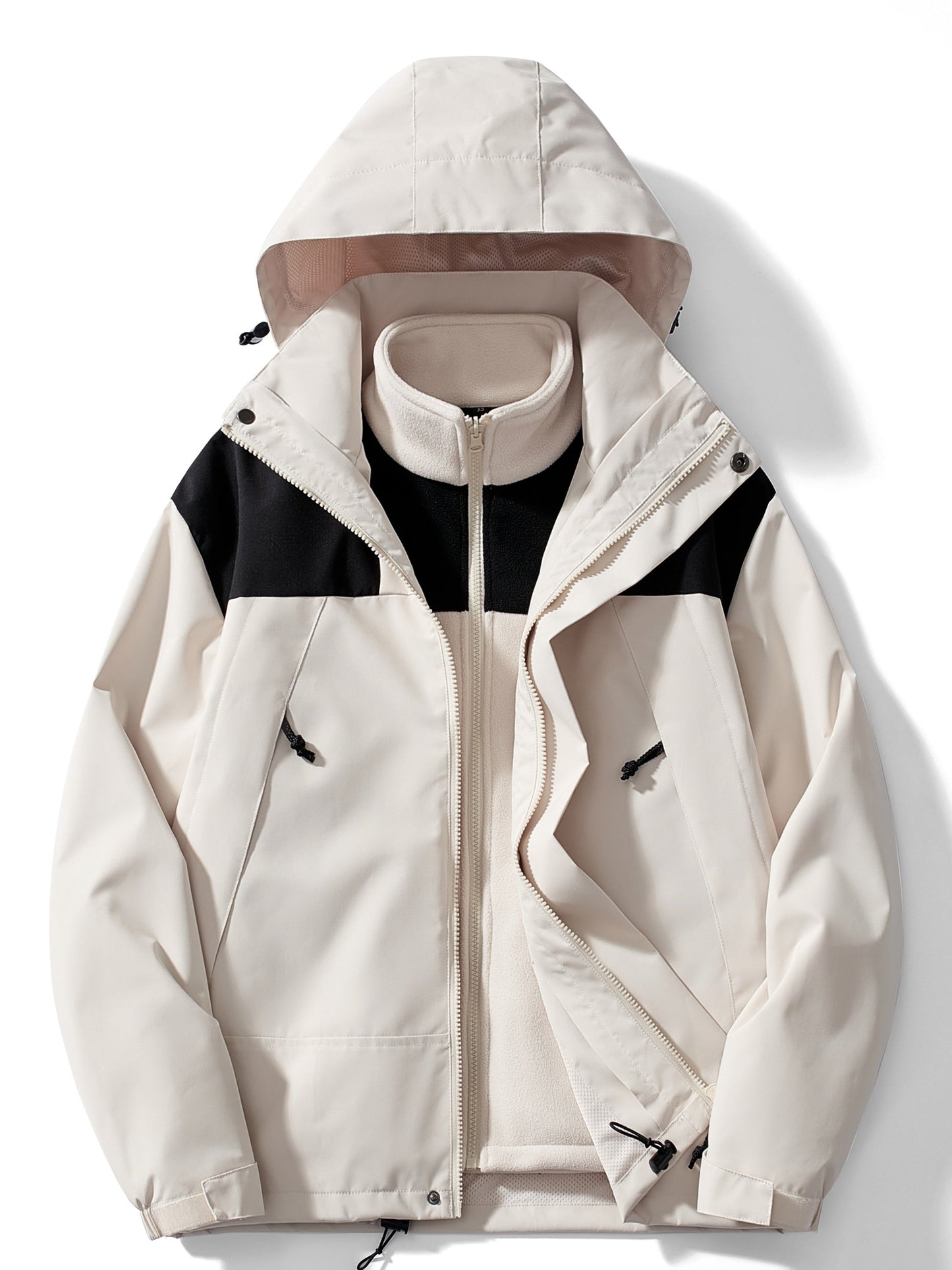 Herren Winterjacke 3-in-1 Kapuze