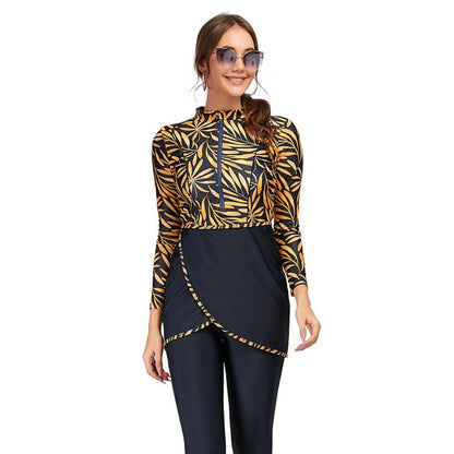 Burkini Badeanzug 3-teiliges Set Halal Bademode Damen