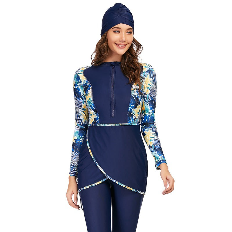 Burkini Badeanzug 3-teiliges Set Halal Bademode Damen