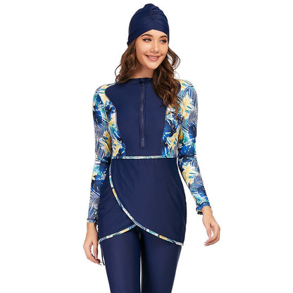 Burkini Badeanzug 3-teiliges Set Halal Bademode Damen